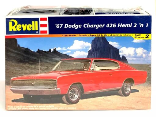 Revell 7669 1/25 Scale '67 Dodge Charger 426 Hemi 2n1 Plastic Model Kit