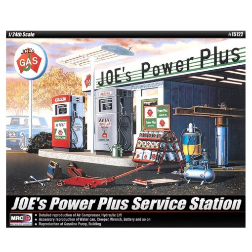 Joe’s Power Plus Service Station – 1/24 Scale