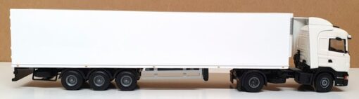 Lion Toys 1/50 Scale Diecast LT09W - Scania Truck & Fridge Trailer - White - Image 2