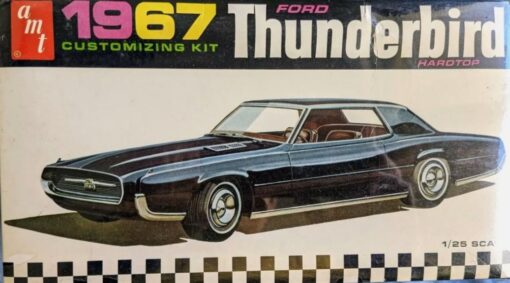 *SUPER RARE! *FACTORY-SEALED *ORIGINAL AMT 1967 FORD THUNDERBIRD HT KIT *NIB!
