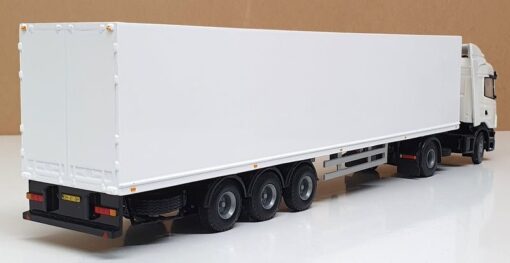 Lion Toys 1/50 Scale Diecast LT09W - Scania Truck & Fridge Trailer - White - Image 3
