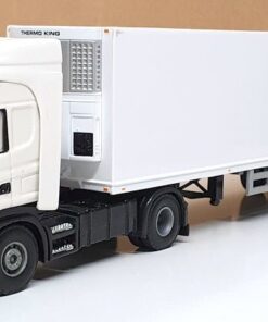 Lion Toys 1/50 Scale Diecast LT09W - Scania Truck & Fridge Trailer - White