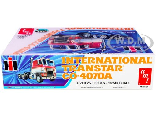 Skill 3 Model Kit International Transtar CO-4070A Truck Tractor 1/25 Scale Model by AMT - Image 3