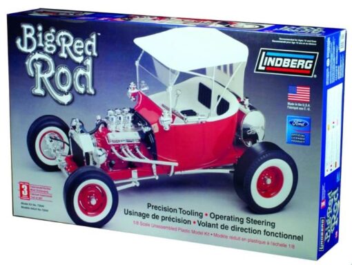 Lindberg 1/8 Big Red T Rod # 73004 - Plastic Model kit